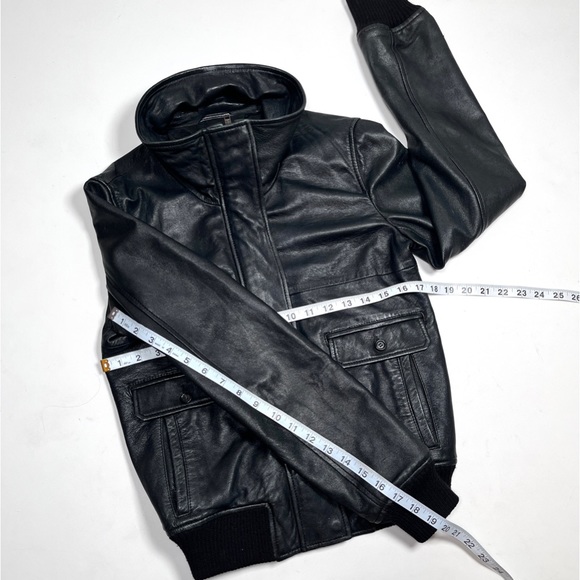 THEORY leather moto jacket - Picture 10 of 15